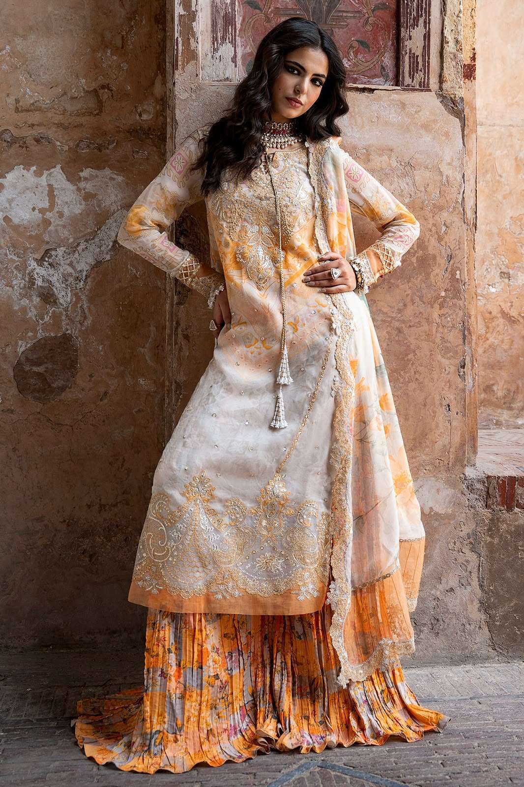 EMBROIDERED CHIFFON COLLECTION VOL - 01 BY  CHARIZMA